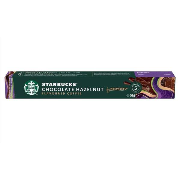 Kapsle pro espressa Starbucks Chocolate Hazelnut by NESPRESSO® (10 ks) 

