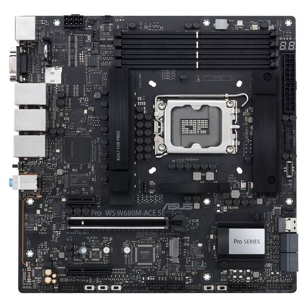 Základní deska Asus Pro WS W680M-ACE SE černá

