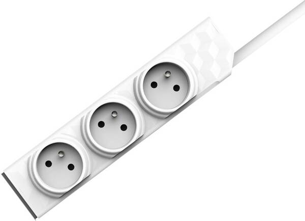 Kabel prodlužovací Powercube Modular 1m bílý

