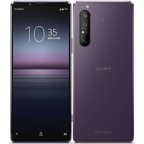 Mobilní telefon Sony 1.II 5G fialový


