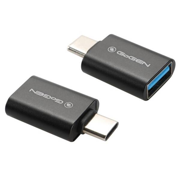 Redukce GoGEN USB-C (M) / USB-A (F) černá barva
