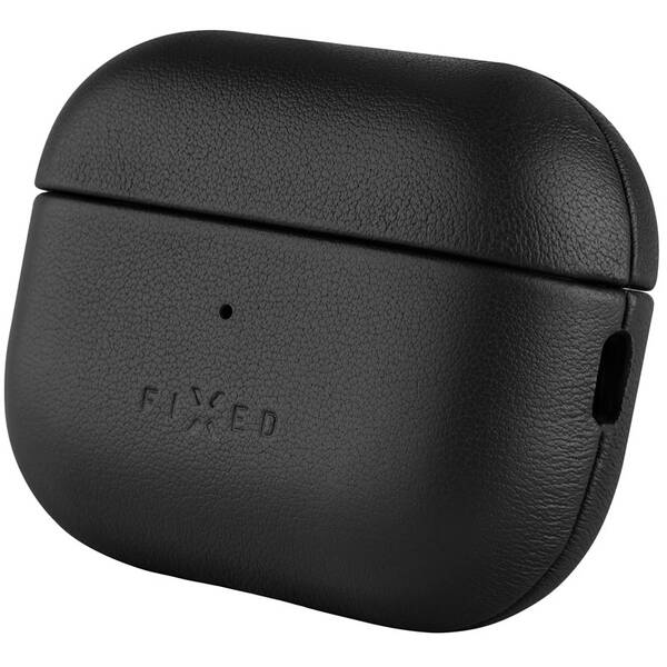 Pouzdro FIXED PodsLeather, MagSafe pro Apple AirPods Pro 2/Pro 2 (USB-C) černé

