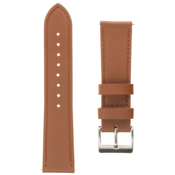 Řemínek FIXED Leather Strap s Quick Release 22mm hnědý

