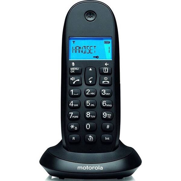 Domácí telefon Motorola C1001CB+ černý

