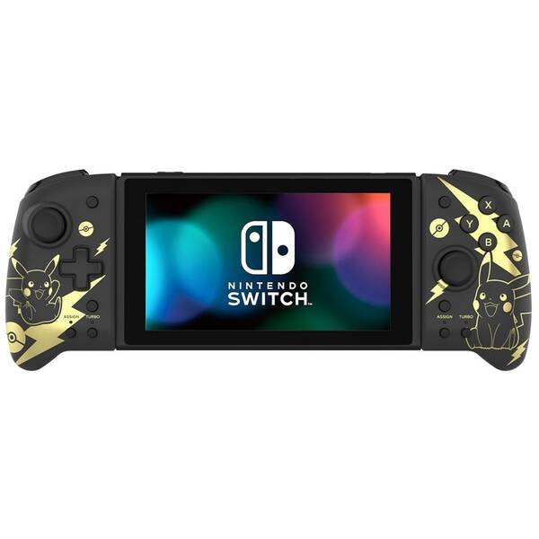 Gamepad HORI Split Pad Pro na Nintendo Switch - Pikachu Black & Gold 

