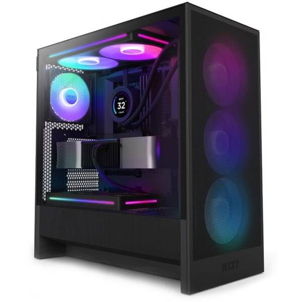 Case NZXT H5 Flow RGB černá

