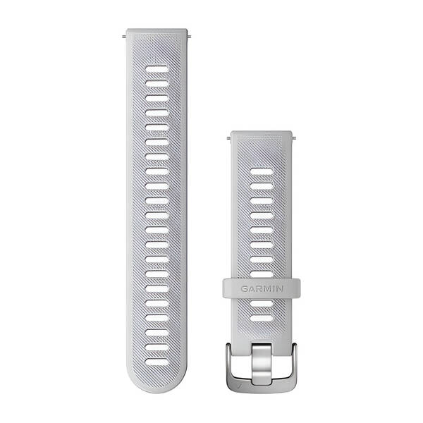 Řemínek Garmin Quick Release (20 mm), silikonový bílý

