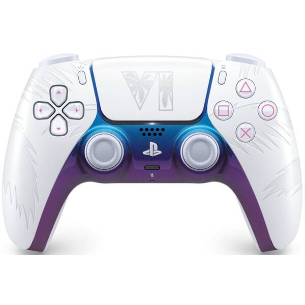 Bezdrátový ovladač Sony DualSense pro PS5 - Grand Theft Auto VI Limited Edition bílý

