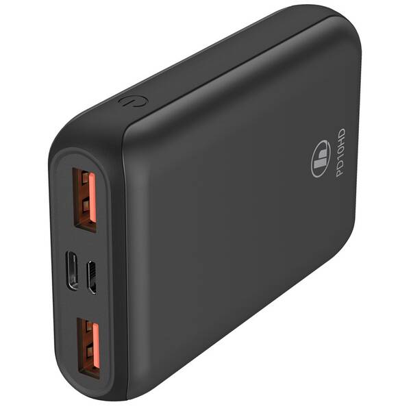 Powerbanka Hama PD10-HD 10000 mAh šedá


