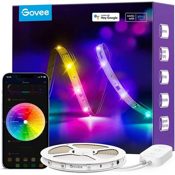 LED pásek Govee WiFi RGBIC PRO Smart, 10m 

