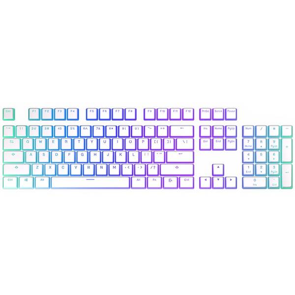 Klávesy ENDORFY PBT Pudding Onyx bílé

