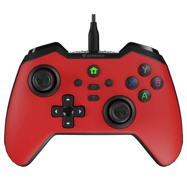 Gamepad Genesis MANGAN 300 pro PC, Switch červený

