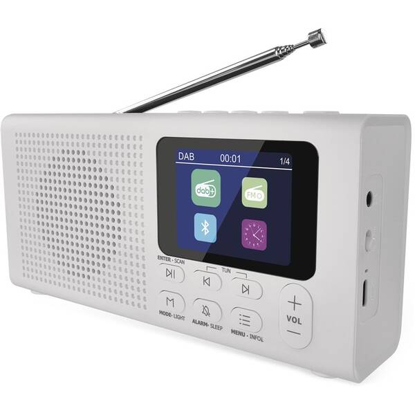 Radiopřijímač s DAB+ EMOS P600 bílý

