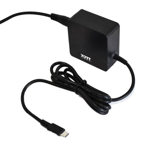Napájecí adaptér PORT CONNECT 45W, USB-C plug černý

