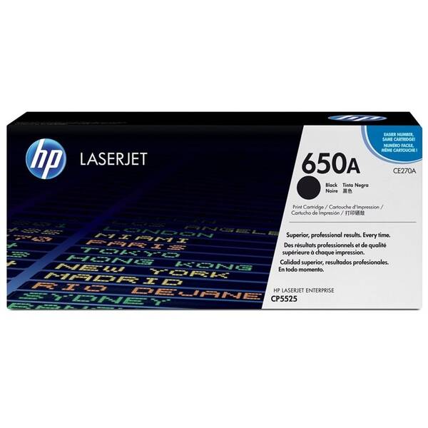 Toner HP 650A, 13 500 stran černý

