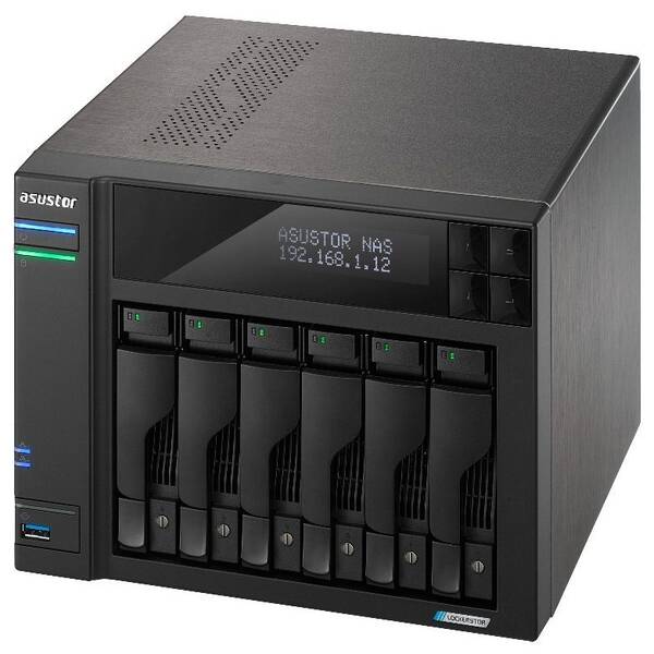 Datové úložiště (NAS) Asustor Lockerstor 6 Gen2+ AS6706T v2 černé

