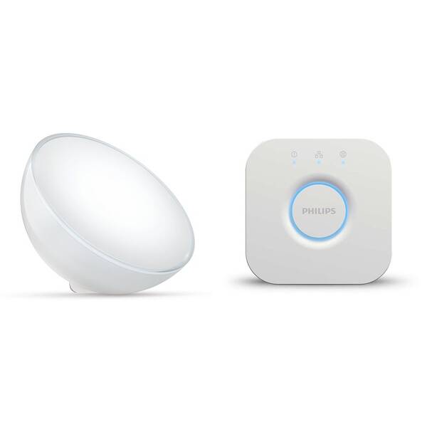 Stolní LED lampička Philips Hue Go Bluetooth White and Color Ambiance + Ovladač Hue Bridge 2.0 

