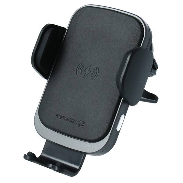Držák na mobil Swissten S-GRIP W2-AV5 s bezdrátovým nabíjením černý


