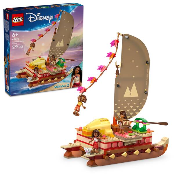 Stavebnice LEGO® │ Disney 43270 Vaiana a dobrodružství na kánoi 

