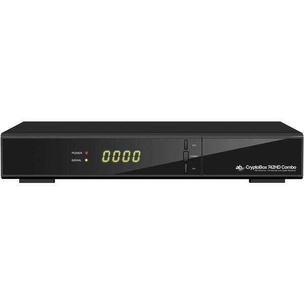 Satelitní přijímač AB Cryptobox 742HD Combo černý

