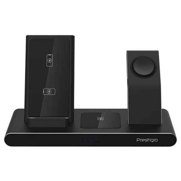 Bezdrátová nabíječka Prestigio ReVolt A7 3v1 černá

