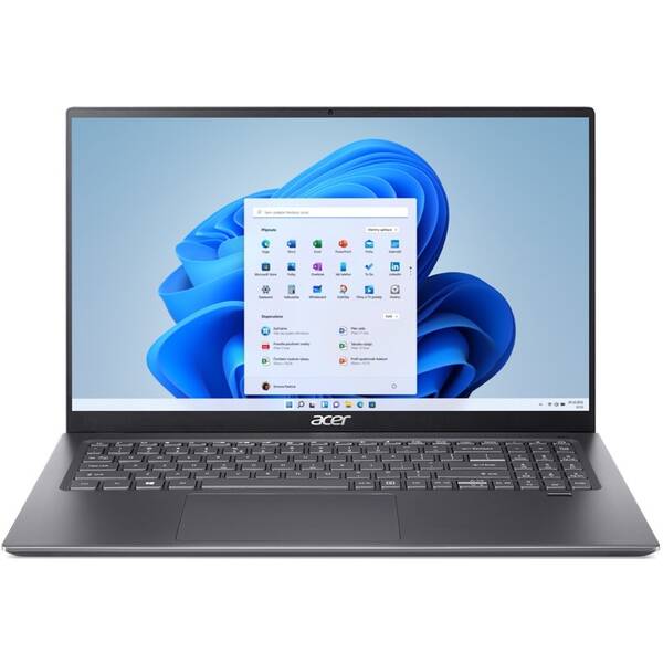 Notebook Acer Swift X (SFX16-52G-78ZQ) šedý

