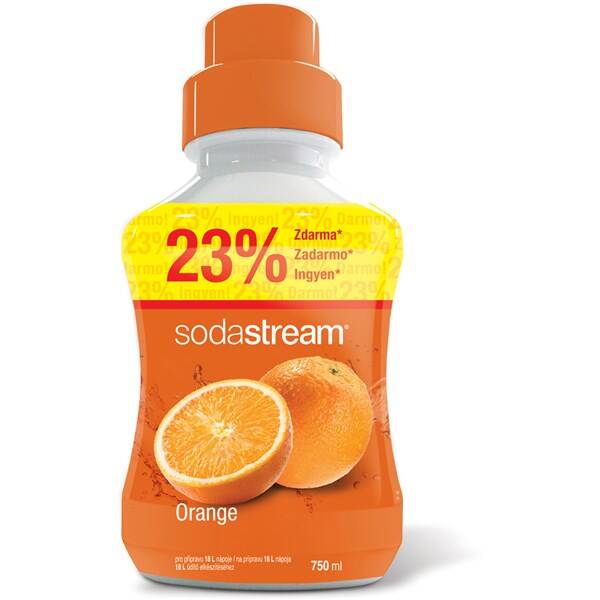 Příchuť pro perlivou vodu SodaStream Orange 750 ml 


