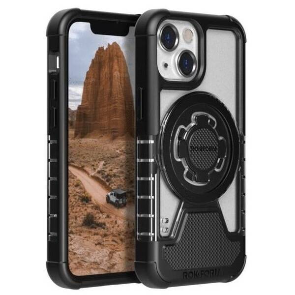 Kryt na mobil Rokform Crystal na Apple iPhone 13 mini černý/průhledný

