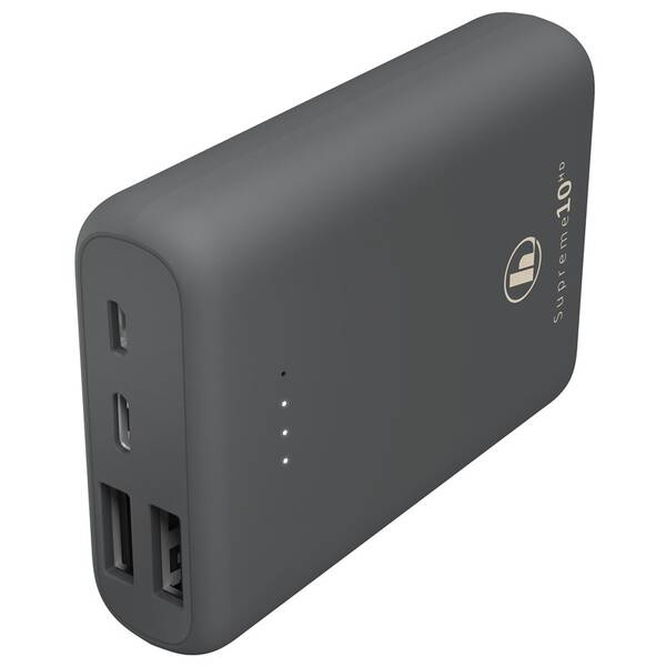 Powerbanka Hama Supreme 10HD, 10000 mAh šedá

