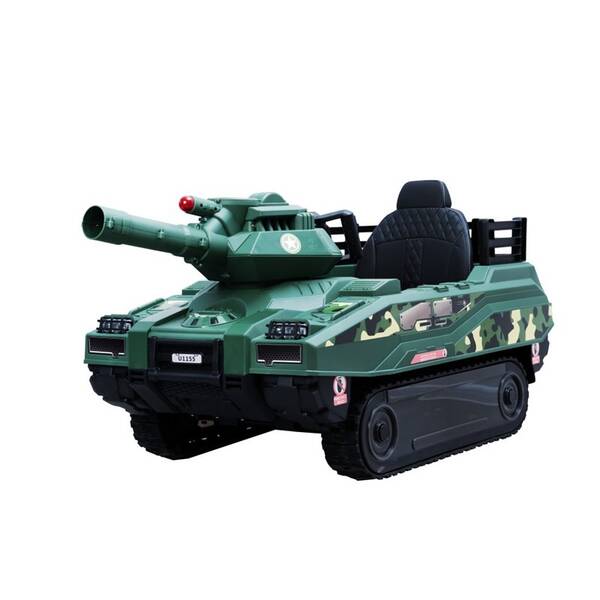 Elektrické vozidlo Bluetouch tank zelený

