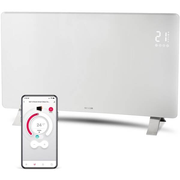 Teplovzdušný konvektor Sencor SCF 4740WH 
