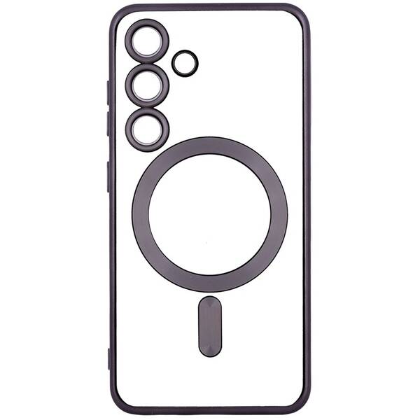 Kryt na mobil WG Magic Eye Magnet na Samsung Galaxy S24 5G černý/průhledný

