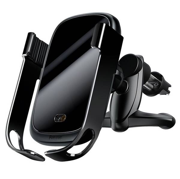 Držák na mobil Baseus Wireless Rock-Solid 10W černý

