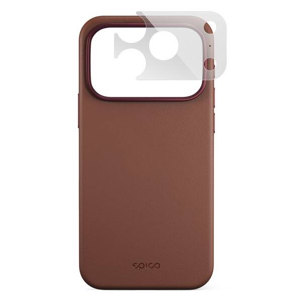 Kryt na mobil Epico Leather Pro Mag+ Apple iPhone 17 Pro Max / 18 Pro Max Qi2 & MagSafe hnědý

