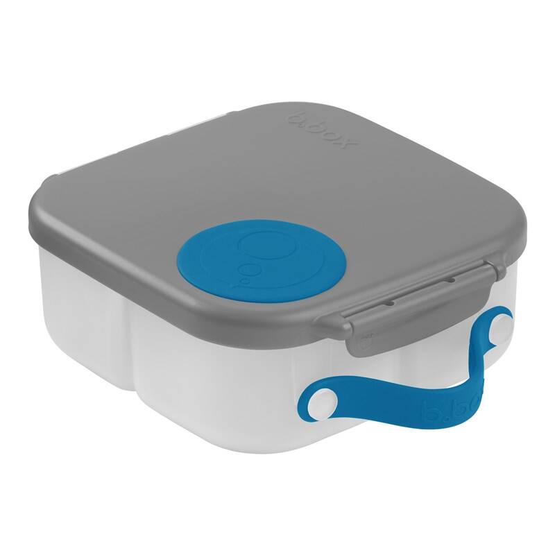 Box na svačinu b.box střední, šedý/modrý | DATART