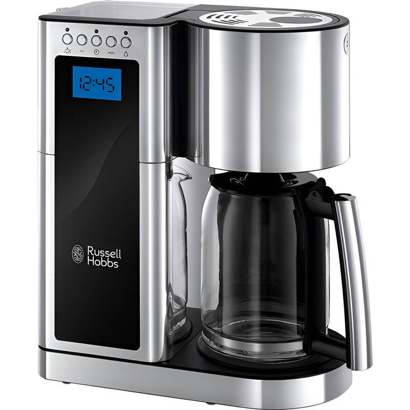 Kávovar RUSSELL HOBBS Elegance 23370-56 stříbrný
