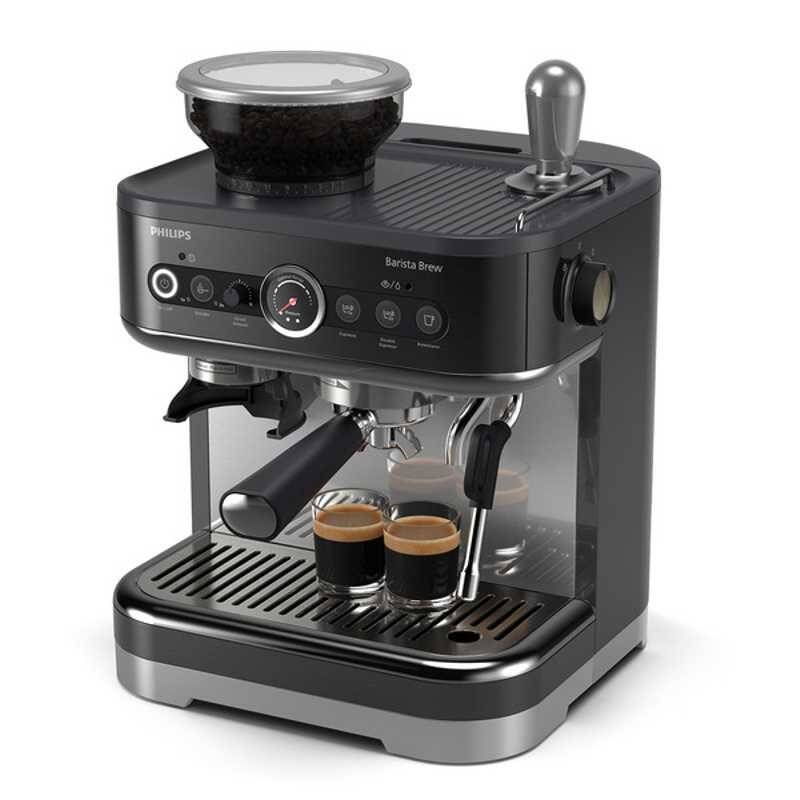 Pákový kávovar Philips Barista PSA3218/10 černý/kovový