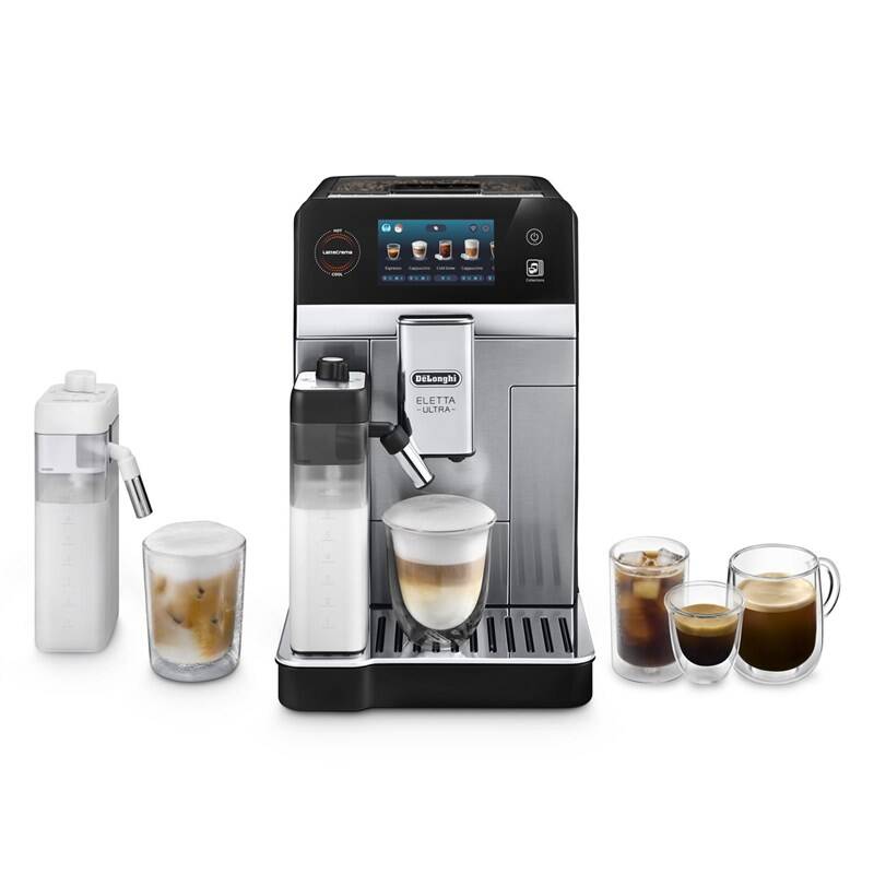 Automatický kávovar De'Longhi Eletta Ultra ECAM 470.85.MB černé/nerez