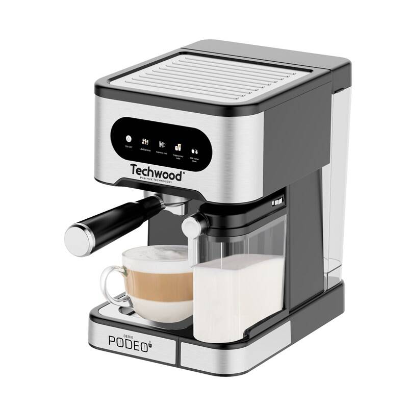 Pákový kávovar Techwood TCA2081EXN stříbrný