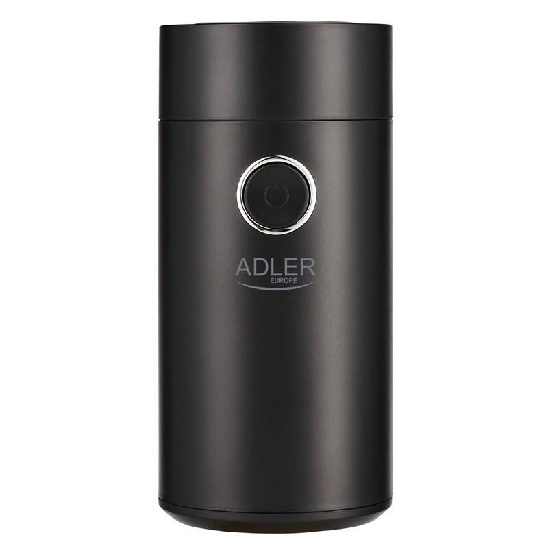 Kávomlýnek Adler AD4446bs černý/stříbrný