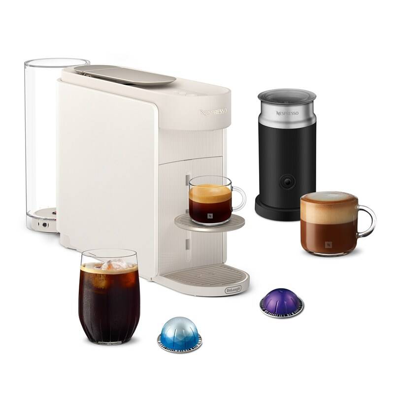Kapslový kávovar De'Longhi Nespresso Vertuo Up Bundle ENW200.WAE bílé
