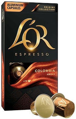 Kapsle pro espressa L’OR COLOMBIA (10 ks)