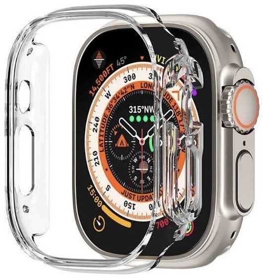 Ochranné pouzdro COTECi PC Protective Case na Apple Watch Ultra 49mm průhledné
