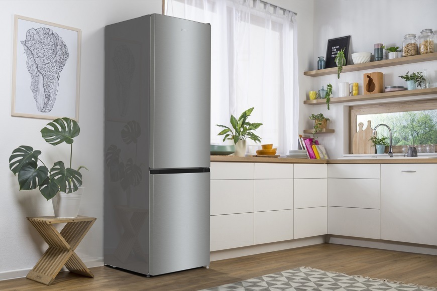 Kombinovaná chladnička Gorenje NRC620BSXL4, nerezová, MultiFlow 360
