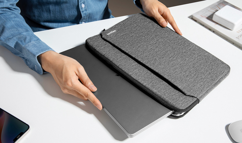 Pouzdro na notebook tomtoc Sleeve - 13" MacBook Air / 14" MacBook Pro - šedé
