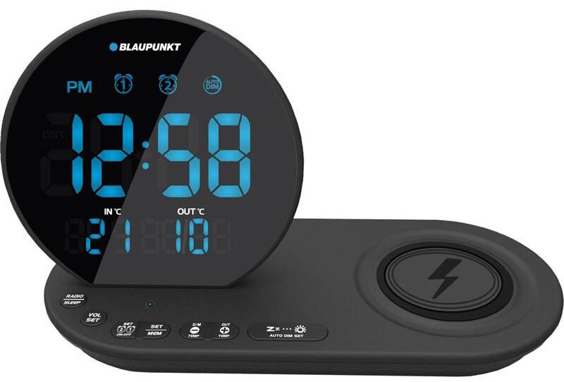 Radiobudík Blaupunkt CR85 CHARGE, Qi černý