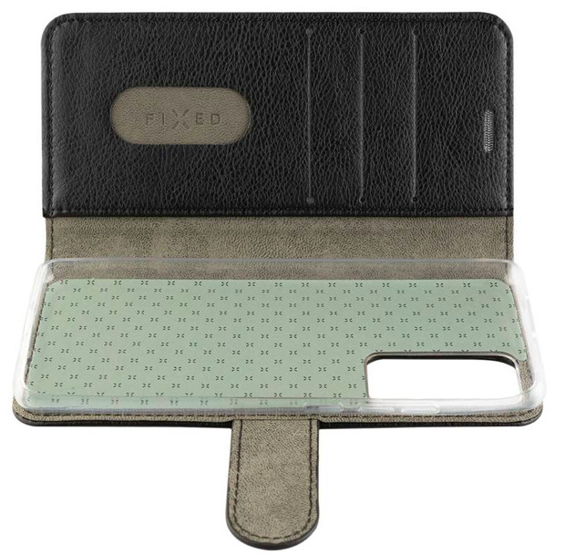 Pouzdro na mobil flipové FIXED Opus na Xiaomi Mi12 černé Pouzdro na mobil flipové FIXED Opus na Xiaomi Mi12 černé