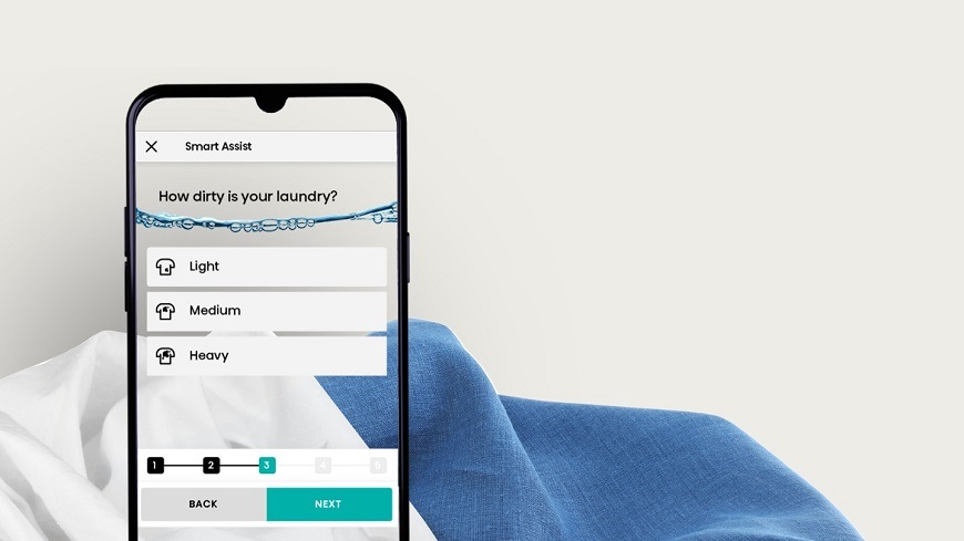 Pračka se sušičkou Hisense WD3S8043BB3, černá, ConnectLife