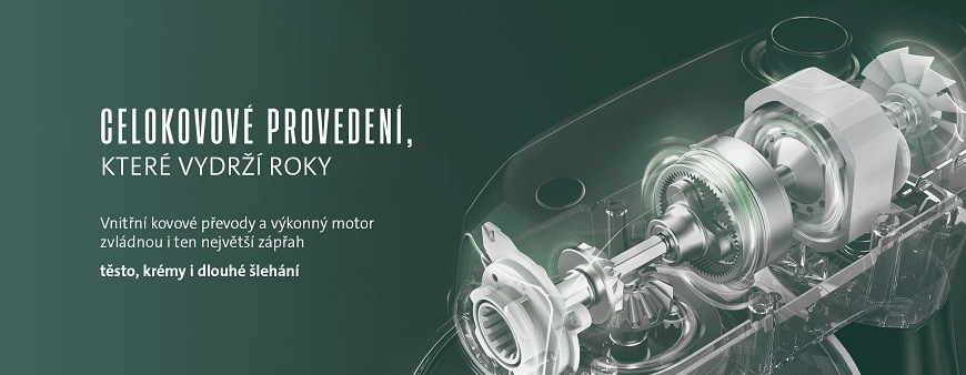 Kuchyňský robot ETA Gratus Evo Elegance, celokovové provedení