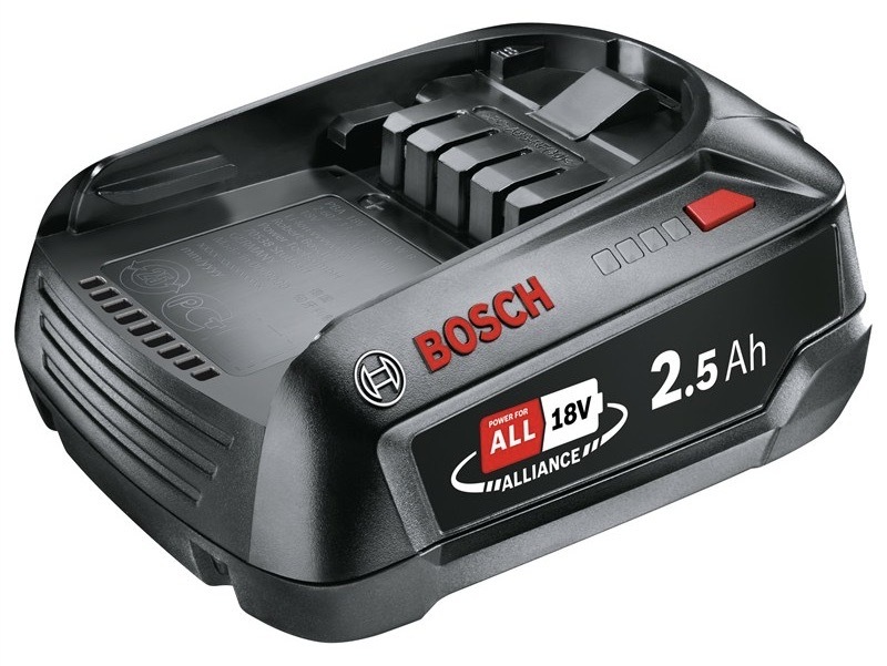 Akumulátor Gardena s kapacitou 2 500 mAh, napětí baterie 18 V